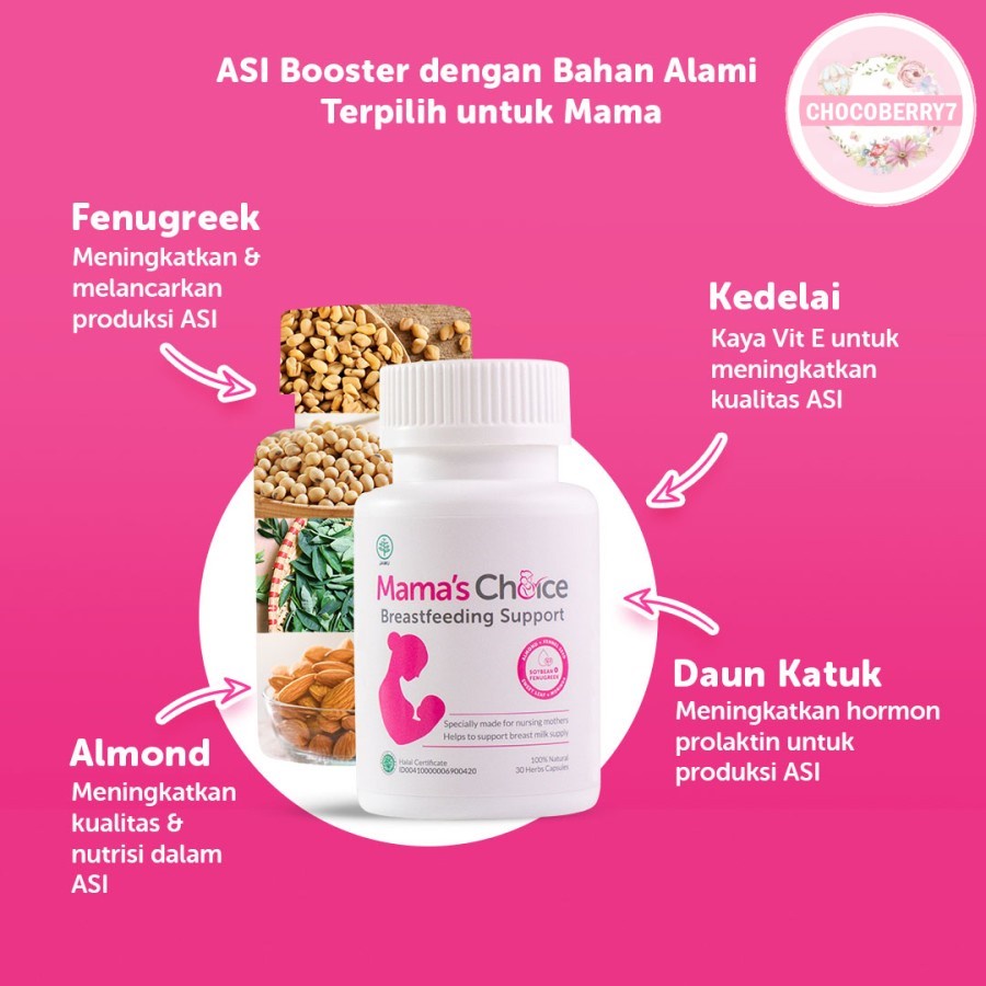 Mama's Choice Breastfeeding Support Asi Booster Pelancar ASI Busui