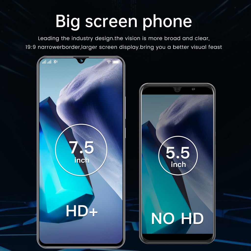 5G HP Handphone Y22  7.5inch 12GB+512GB Smartphone Murah Promo Cuci Gudang Android Ponsel Baru Original 4G/5G HD Screen Mobile Phone iqoo neo6 se hp Y15s|  hp T1  | hp Y21s | COD