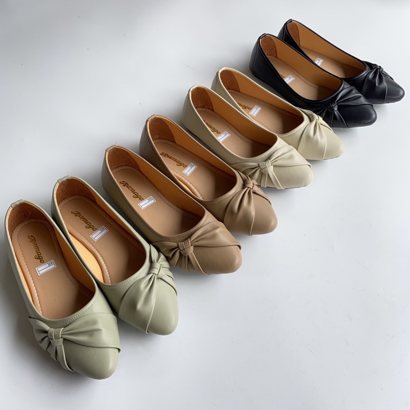 DN29 - Sepatu Wanita Flat Shoes Non Slip Karet