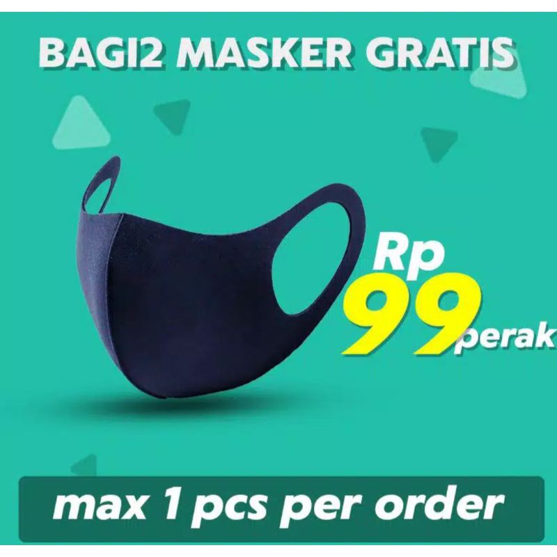 Bagi Bagi Masker Gratis - Masker Kain Masker Medis Disposable Masker Scuba Masker KN95