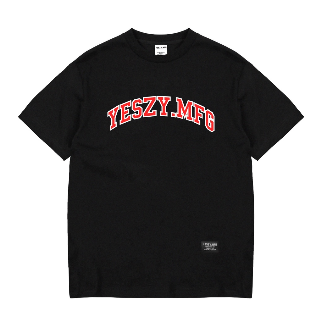 YESZY.MFG Tshirt Black Almighty F. Red