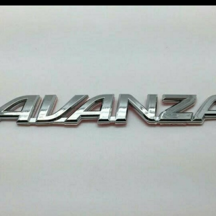 Emblem avanza emblem logo tulisan avanza chrome emblem pintu belakang