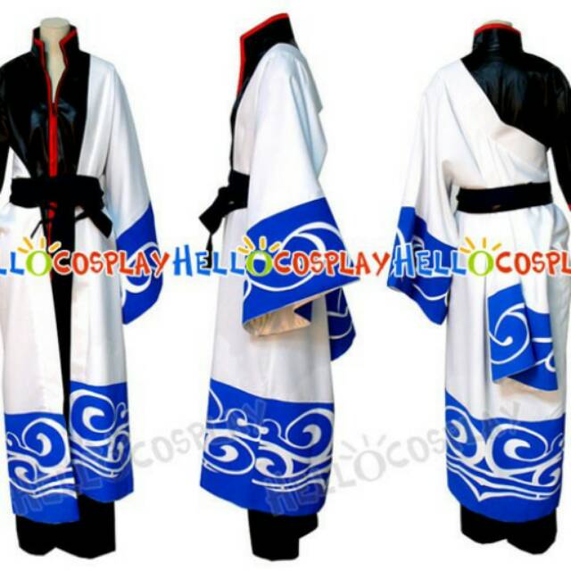 Costume Set Gintoki Gintama Cosplay