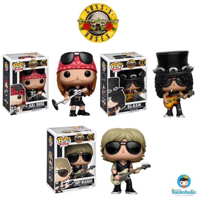Guns N' Roses (Axl Rose, Slash, Duff 