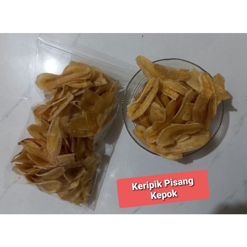 Kripik pisang kepok asin