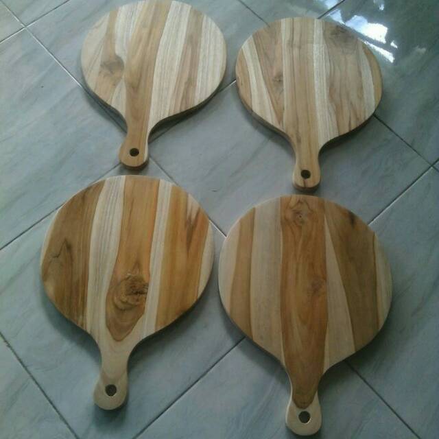 Talenan Kayu Jati 41,5 x 30cm / Wooden Cutting Board / Talenan Jati