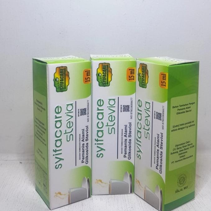 

cusss order] Gula Cair Zero Calories STEVIA 15ml / Stevia Syifacare Tanpa Kalori