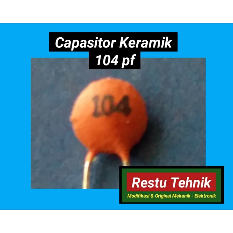 104pf Kapasitor Kramik - capasitor Ceramik 104pf