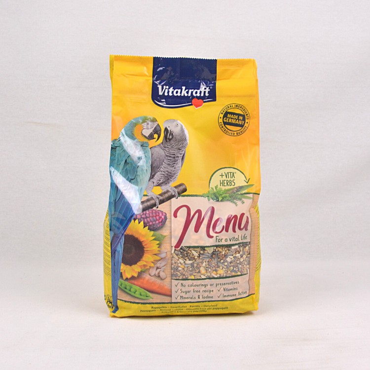 

VITAKRAFT Makanan Burung Menu Parrot 3kg