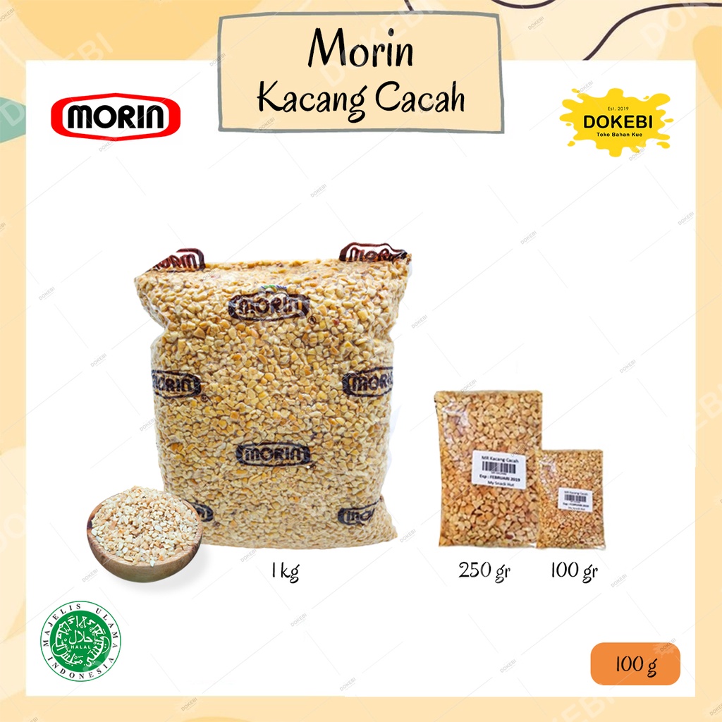 

KACANG SANGRAI MORIN Repack 100 g / TOPPING KACANG TANAH CINCANG