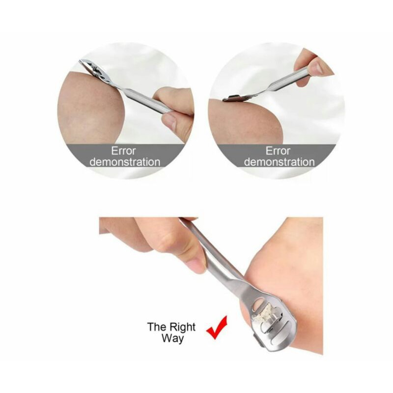 alat perawatan kaki telapak pecah gunting pisau cukur silet parutan kulut mati mulus mengeras keras