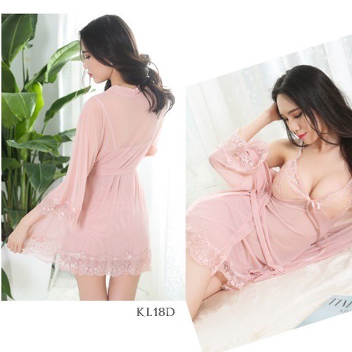 [PRODUK TERLARIS] KIMONO LINGERIE BAJU TIDUR SEXY PIYAMA WANITA PREMIUM SALEM KL18D