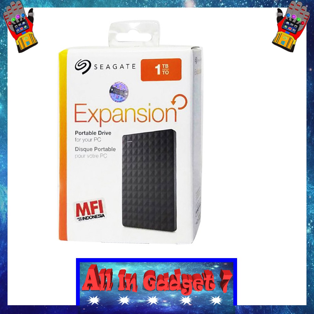 SEAGATE Expansion 1TB - External Hardisk HDD