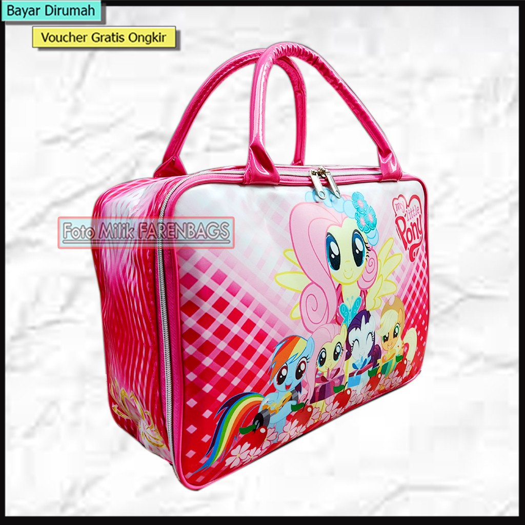 TRAVEL BAG KOPER SPON TAS JINJING KUDA PONY