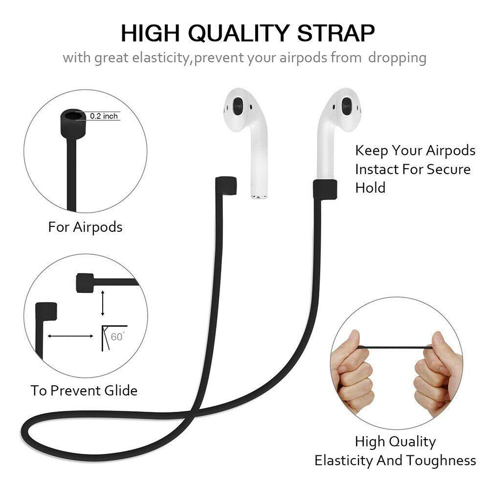 POPULAR Populer 6pcs /set Silikon Case Pelindung Lengan Kantong Tip Telinga Earphone holder Untuk Apple AirPods