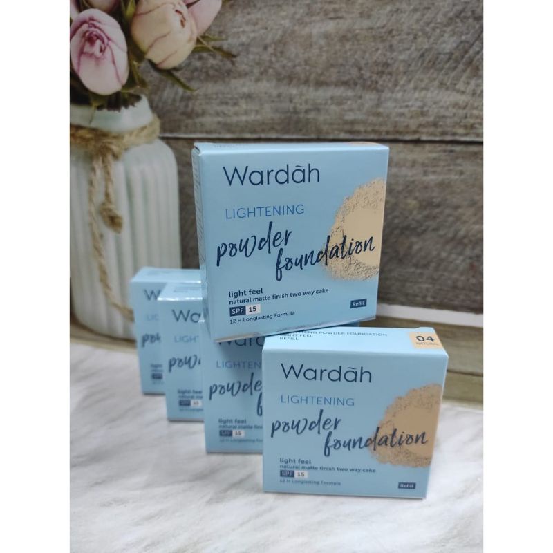 Refil Wardah Lightening Powder foundation SPF 15/ REFIL WARDAH