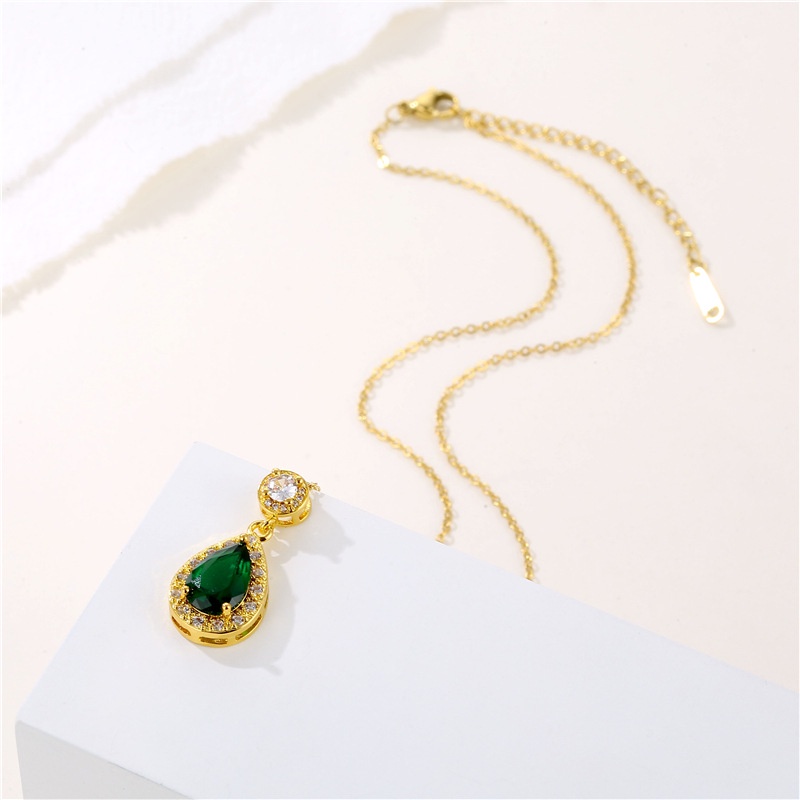 Enxi Kalung Emas Asli Kadar 375 Kalung Wanita Korea Fashion  N-22066