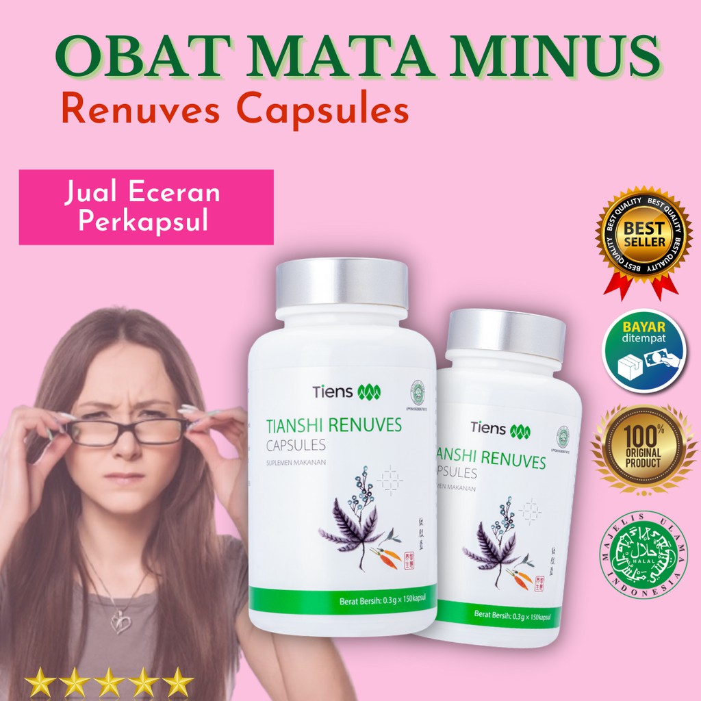 Renuves Tiens Obat Mata Minus Trc Renuves Tiens Mengurangi Mata Minus Renuves Original Tianshiw