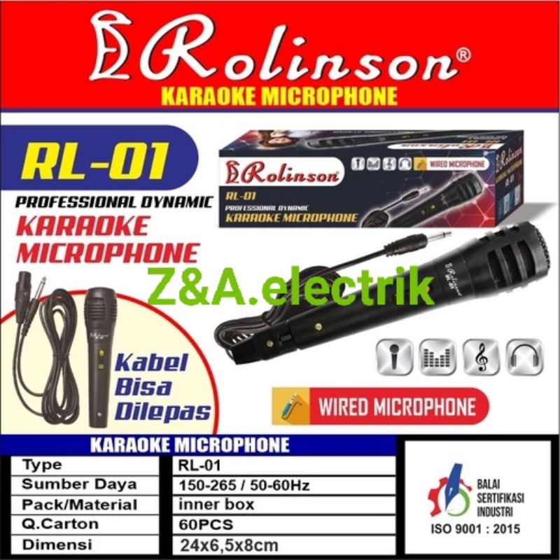 Microphone Karaoke Rolinson RL-01