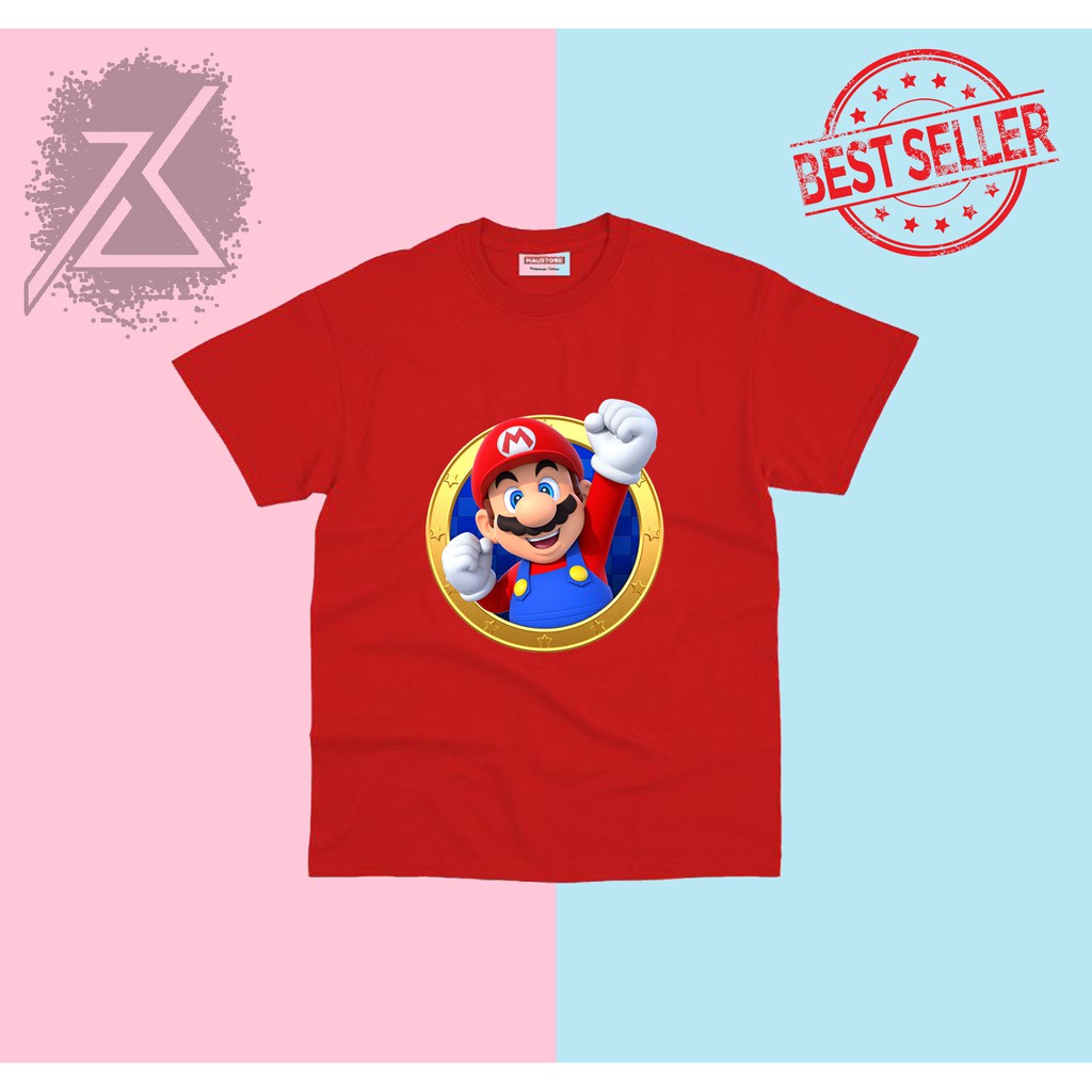 KAOS ANAK SUPER MARIO BROSS COD