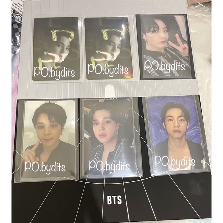 BTS MAP OF THE SOUL ONE MOTS MCB PHOTOCARD l JIMIN JUNGKOOK TAEHYUNG V MCB ROUTE CLUE VER HOLO