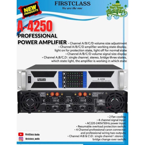 POWER FIRSTCLASS A 4250 4CH ORY
