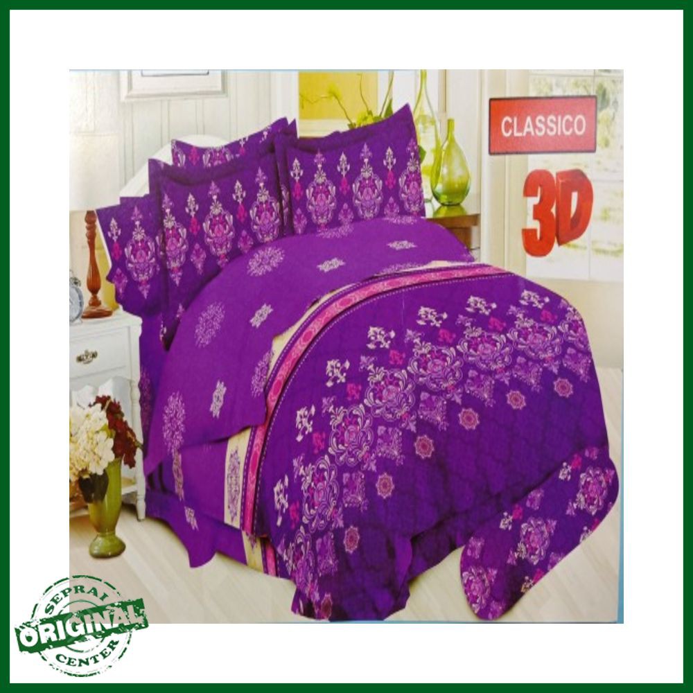 SEPRAI / SPREI BONITA CLASSICO No.1 KING 180 SEPRAI KLASIK UNGU ELEGANT MEWAH