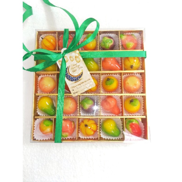 Kue Hampers Imlek Lebaran Ulang Tahun Thank You Gift Lukchup Mini Kue Buah Mini Thailand Hampers Dessert
