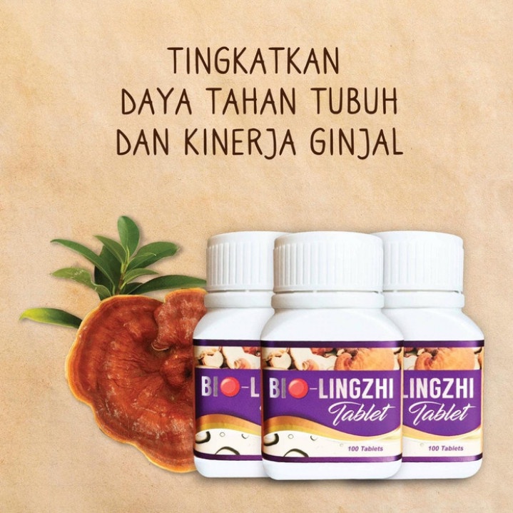 Bio Lingzhi Original 100%Obat Herbal Asam Urat BioLingzhi Original