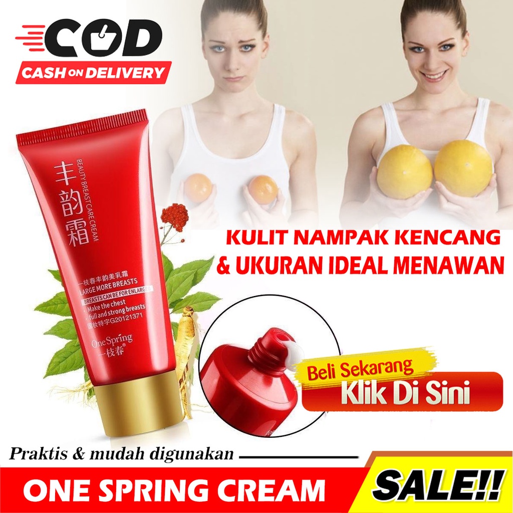 ONE SPRING Breast Cream Payudara Obat Pembesar Pengencang Payudara Aman