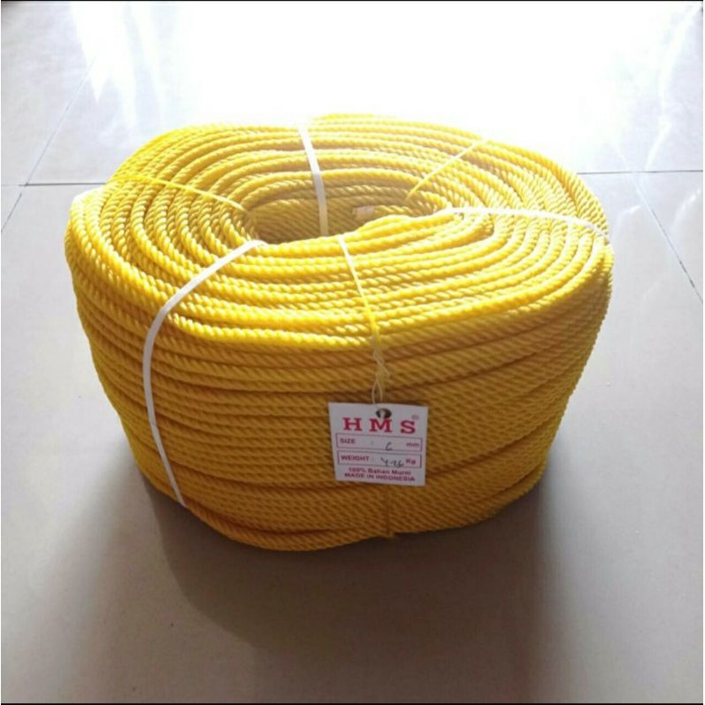 tali tambang plastik 6 mm