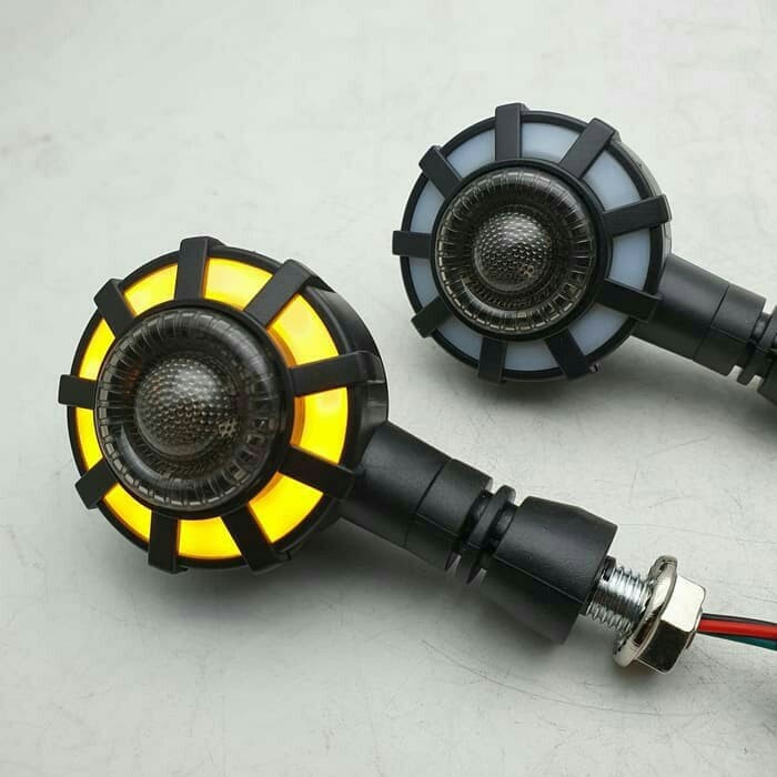 Lampu Sein Sen LED Bulat D-175 Semua Motor Lampu Sein LED Running Flowing UNIVERSAL