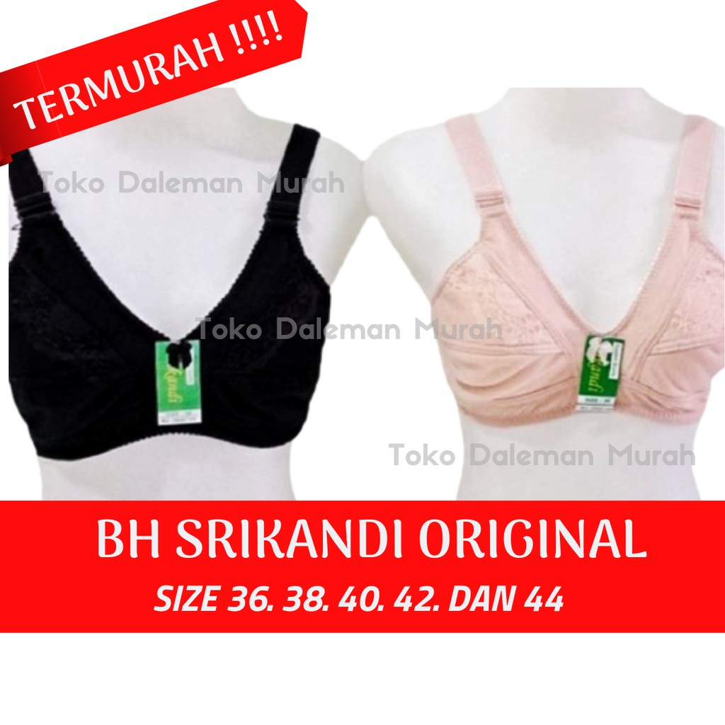 BH SRIKANDI ORIGINAL - BRA WANITA JUMBO - BH PLUM HITAM - BH SPORT BRA