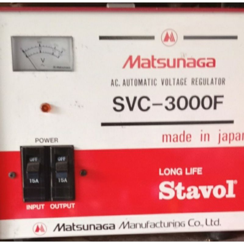 Stavolt Matsunaga SVC-3000F Capasitas 3000W