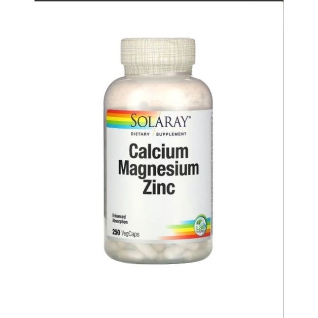 Solaray Calcium Magnesium & Zinc.