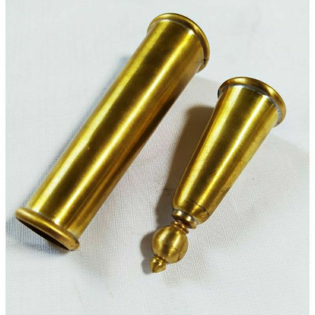 Aksesoris Tunjung Kuningan Ujung Handle Landeyan Tombak