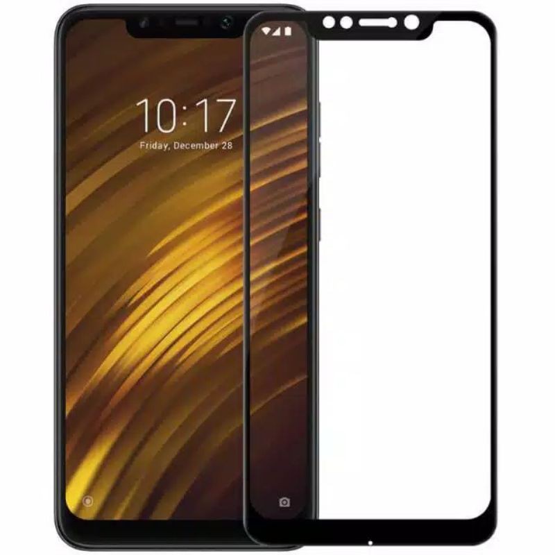 Tempered Glass Xiaomi Pocophone F1 Full Cover Protector Premium Quality