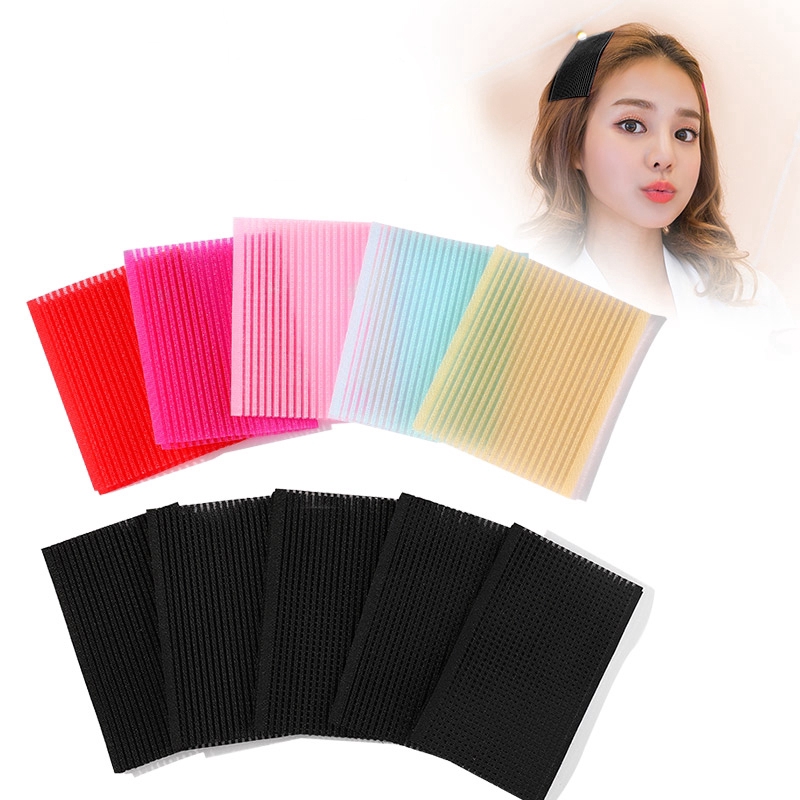 6Pcs/Set Patch Tempelan Velcro Penahan Rambut / Poni untuk Dandan