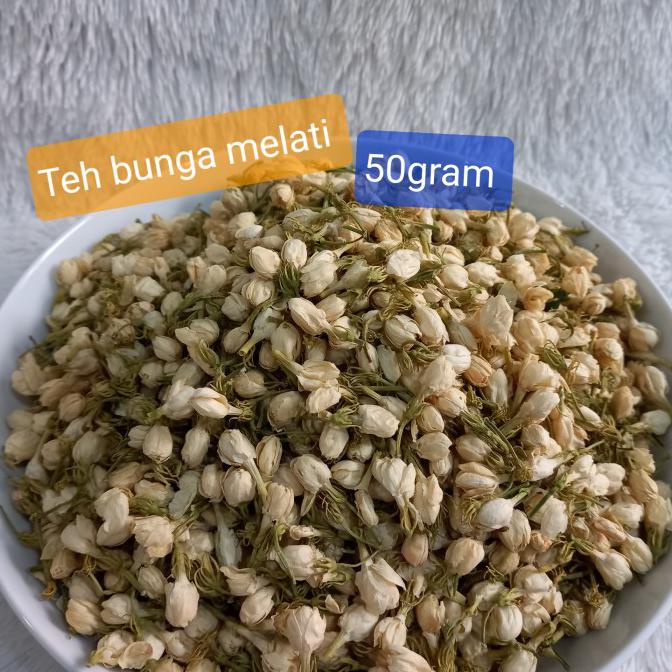 

[[BISA COD]] Teh Bunga Melati Kering 50gram/ Dried Jasmine Tea/ Jasmine Flower Tea BOOM SALE Kode