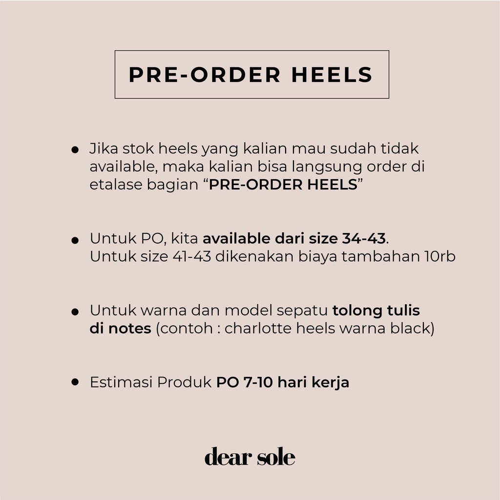 [DEAR SOLE] MARI HEELS WITH DETACHABLE STRAPS / SEPATU HEELS / STRAP HEELS