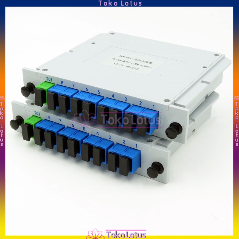 Fiber optik Passive Splitter Box 1 8 SC UPC Box Passive PLC 1:8 FTTH CATV Kosongan