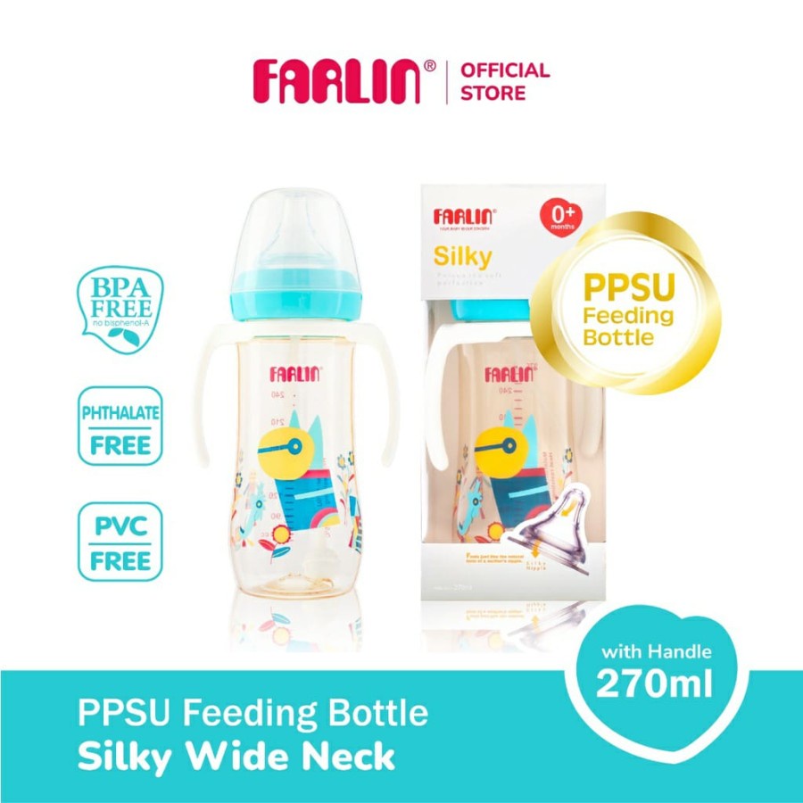 Farlin Silky PPSU Wide Neck 270ml