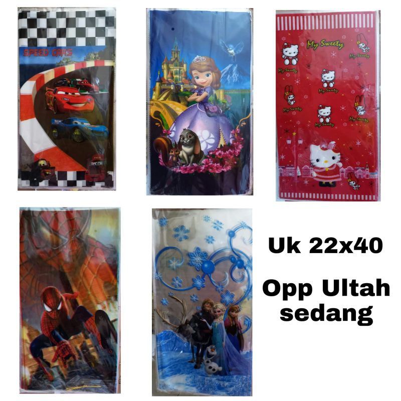 

Plastik Opp Ultah Ultah Sedang/ Kantong Ultah/Goodie Bag/ Plastik Snack Isi 10pc uk 22x40