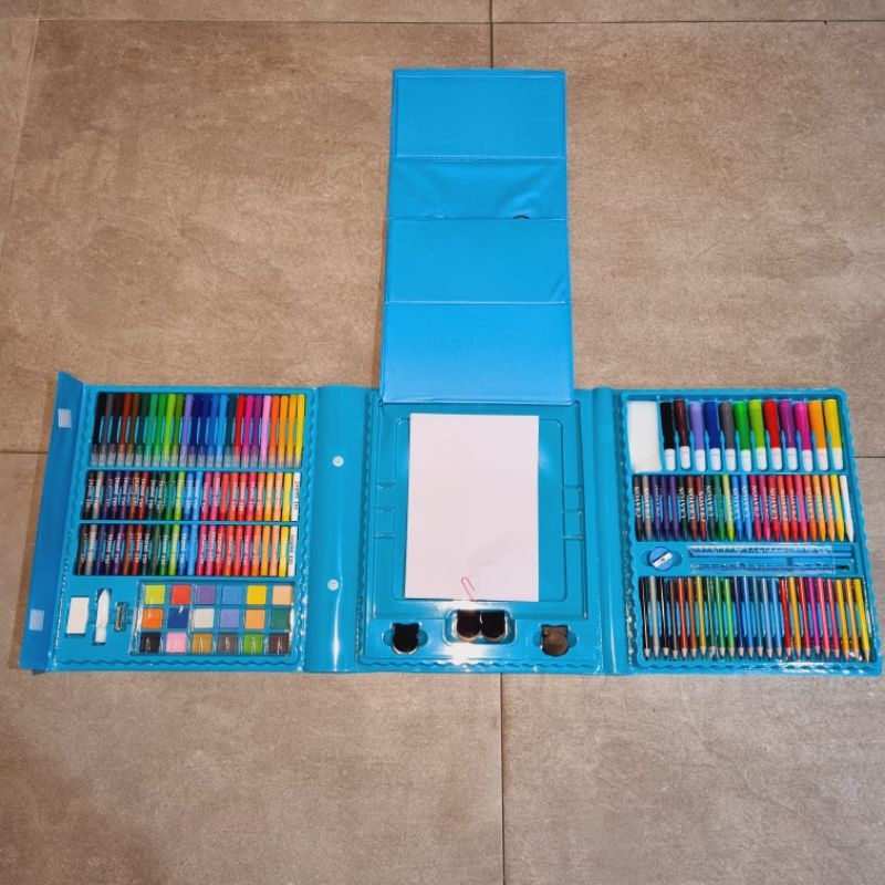 Pensil Warna Set 208pc / Crayon Set / Colouring Set Murah / Pensil Warna Lengkap