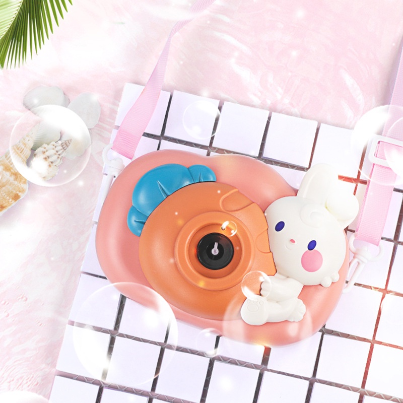 Minan Anak Bubble Camera/Mainan Anak Bubble Machine Beautiful Music-New Rabit