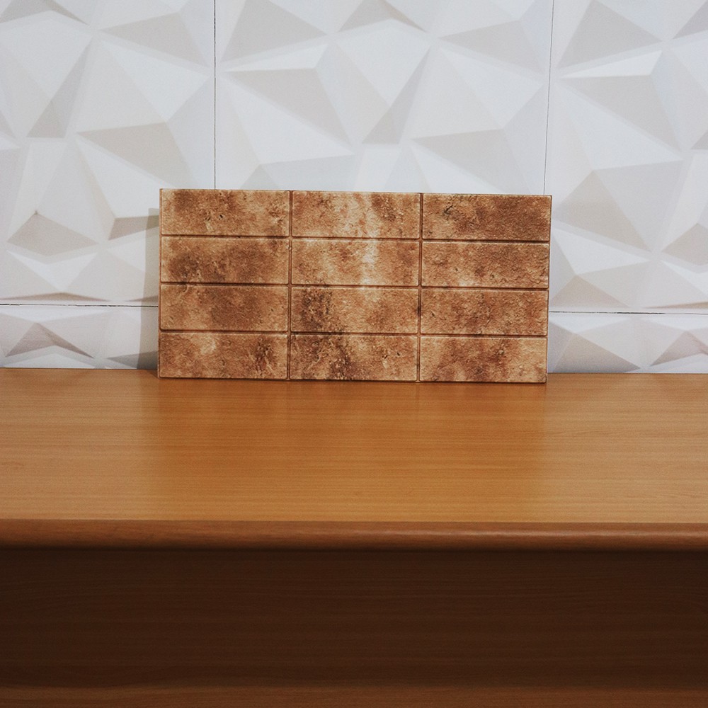 Wallpaper Dinding Minimalis 3D Foam Brick Wallfoam CB-02