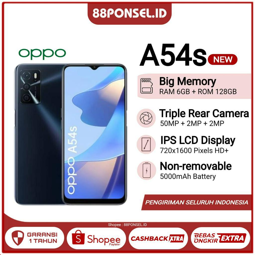 Oppo A54s Ram 6/128GB Fast Charging Garansi 1 Tahun