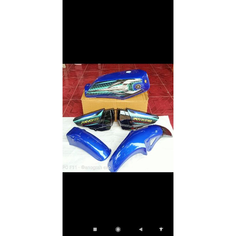 body set baju set rx king 2007 biru