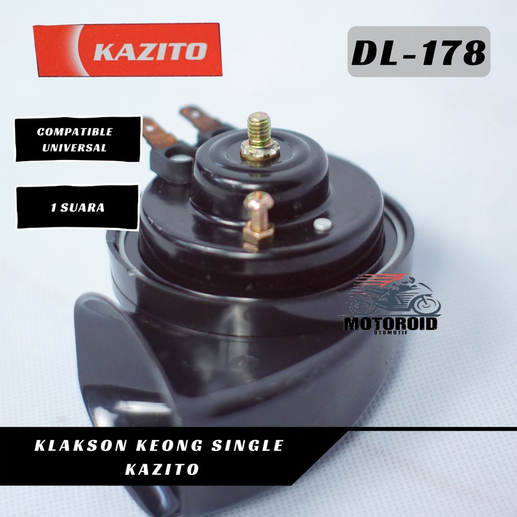 Klakson Keong  Universal Single 12Voltage Terompet Motor Listrik Nyaring