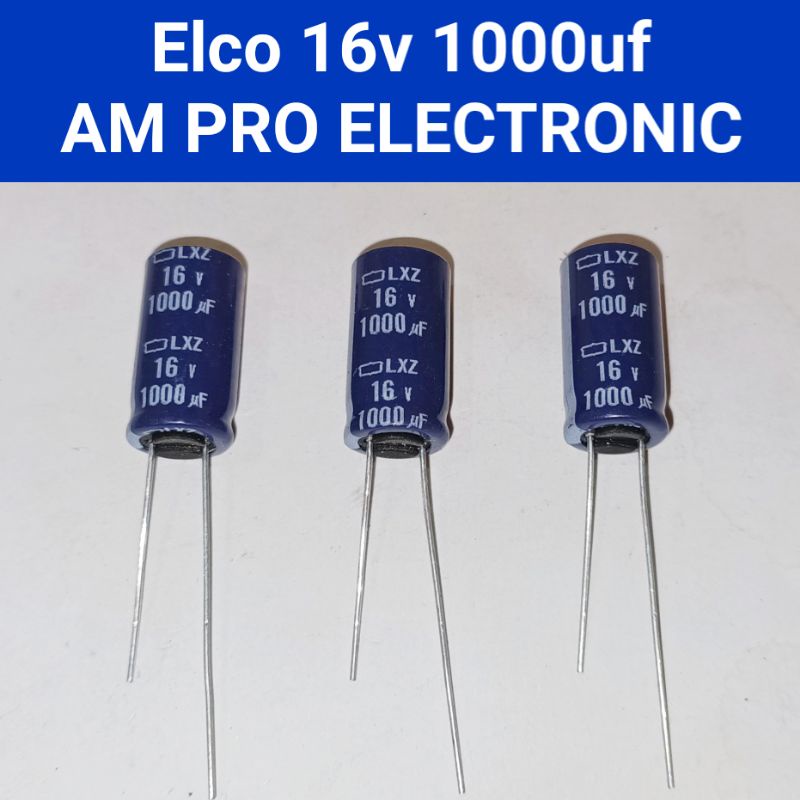 Elco 16v 1000uf Elko 1000uf 16v Biru Original